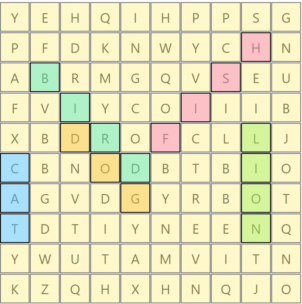 Japanese Vocabulary Reading Word Search